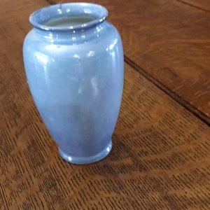SHOFU 4”Lustre Glaze Blue Vase